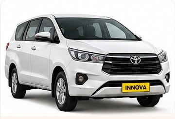 White Toyota Innova
